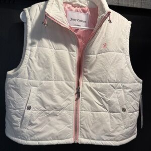 Juicy Couture poppy puffer vest
